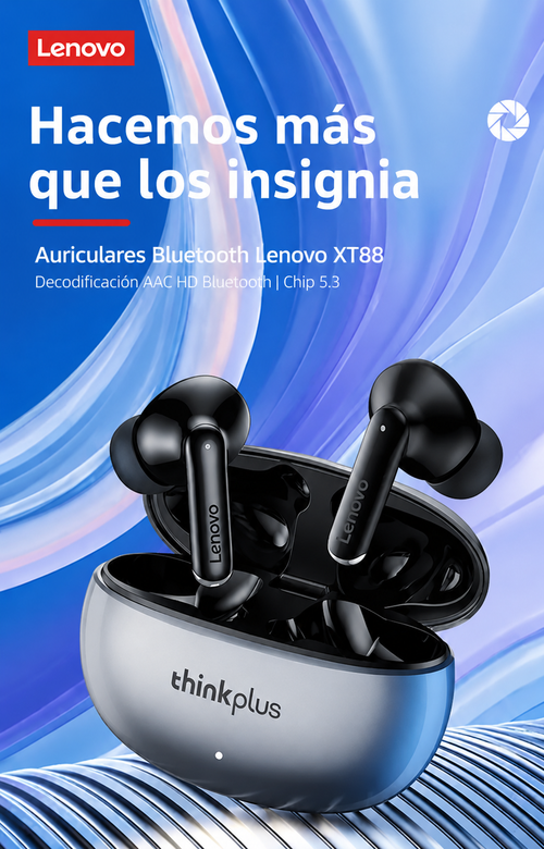 Audífonos Gamer Lenovo Thinkplus Live Pods XT88 Bluetooth 5.3