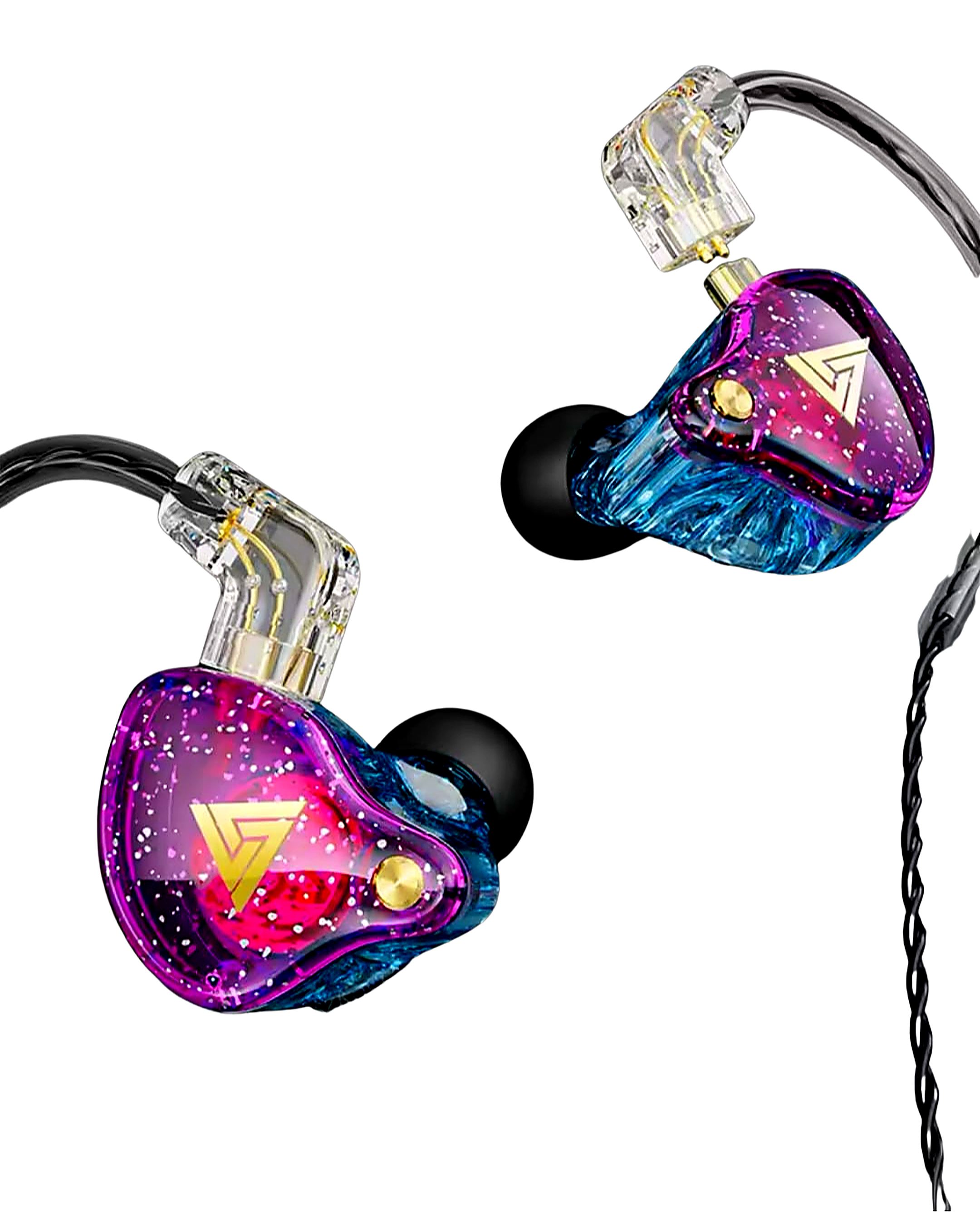 Auriculares Qkz Ak6 Pro con micrófono Stage Return para gaming y Streaming
