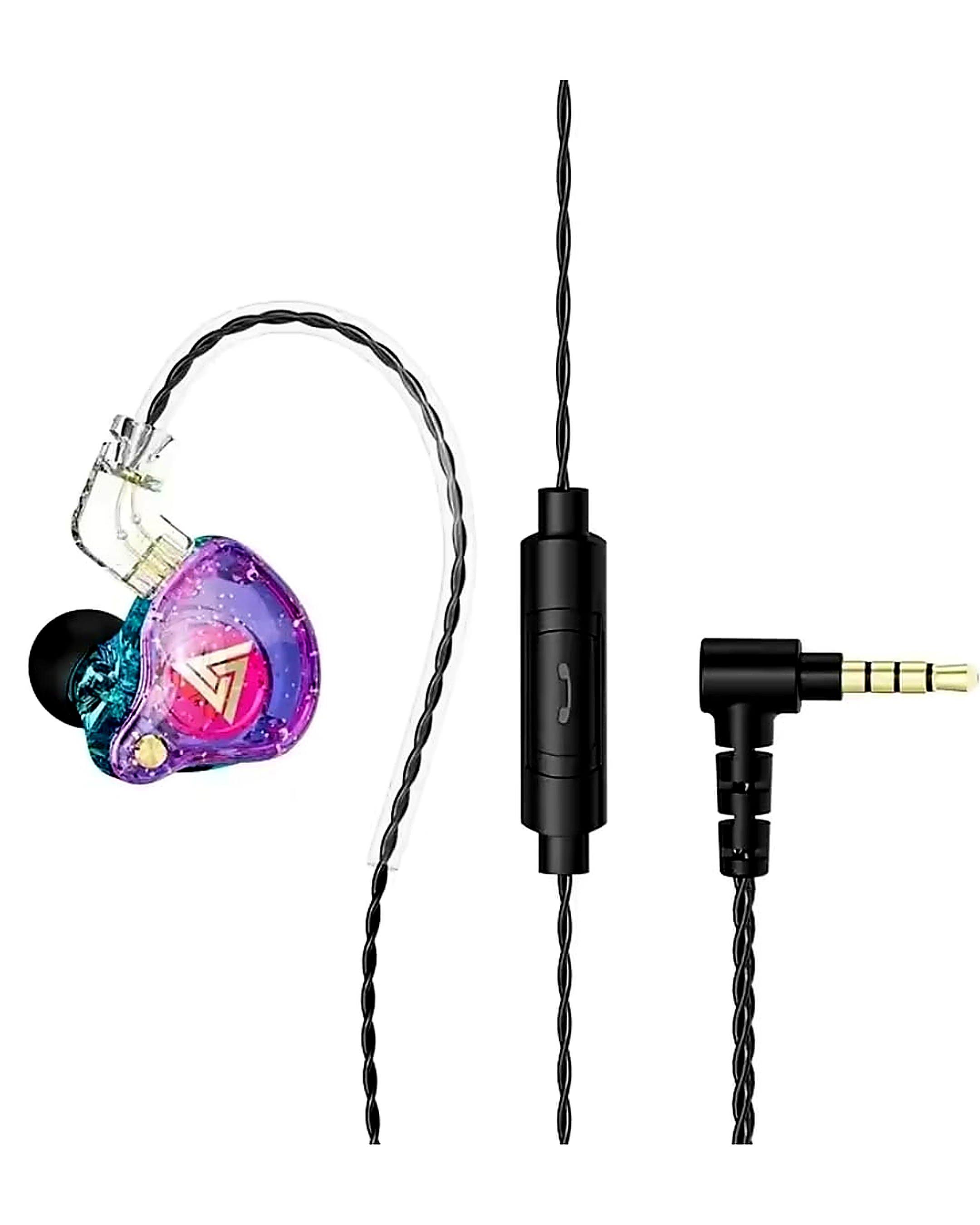 Auriculares Qkz Ak6 Pro con micrófono Stage Return para gaming y Streaming